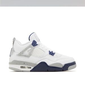 Midnight Navy Jordan 4s GS 6.5, Lightly Used